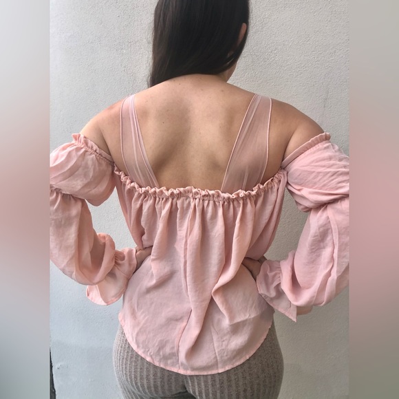 Pastel Pink Cottagecore under Corset Chemise - Picture 7 of 8